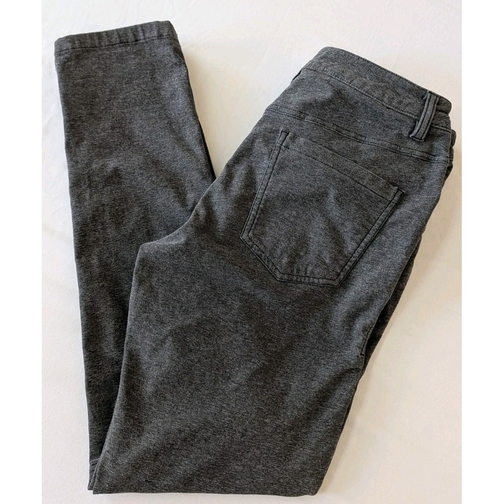 Lululemon ABC Pant Tech Canvas Men's 30x31 Heathered Black Gray EUC